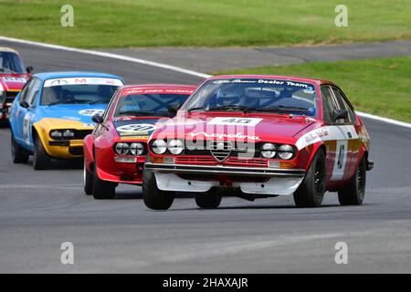 HRDC Classic Alfa Challenge für Classic & Historic Alfa Romeo, mit 750 -166 Serie Alfa Romeos aus den späten fünfziger Jahren bis in die späten achtziger Jahre, Festi Stockfoto