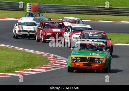 Die Linie durch Stirlings zu McLaren, Ben Colburn, Alfa Romeo 1750 Berlina, HRDC Classic Alfa Challenge for Classic & Historic Alfa Romeo, featurin Stockfoto