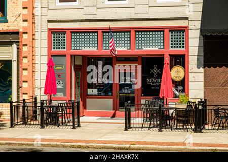 Newby Farm and Vineyard, Broad Street, Rom, Georgia Stockfoto