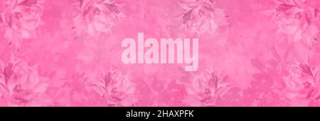 Rosa Alkohol Tinte Blumen abstrakt Hintergrund Frühling ostern und Valentinstag Thema Stockfoto