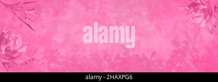 Rosa Alkohol Tinte Blumen abstrakt Hintergrund Frühling ostern und Valentinstag Thema Stockfoto
