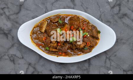 Curried Goat Jamaican & West Indian Food Stockfoto