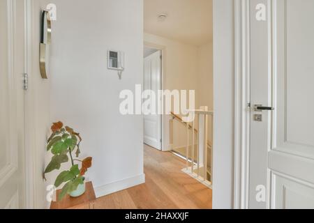 Rückansicht einer nicht erkennbaren weiblichen Surferin, die in einem Neoprenanzug gekleidet ist und im Hintergrund beim Sonnenaufgang das Surfbrett am Strand hält Stockfoto