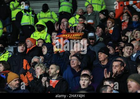 Blackpool Fans während des Spiels Stockfoto