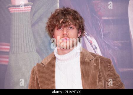 15. Dezember 2021, Rom, Italien: Umberto Gaudino nimmt an der Premiere des Films ''7 Donne e un Mistero'' in Rom Teil (Bild: © Matteo Nardone/Pacific Press via ZUMA Press Wire) Stockfoto