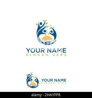 People Tree Logo Design-Vorlage für Ihre besten Business-Symbol. Vektorgrafik EPS.8 EPS.10 Stock Vektor