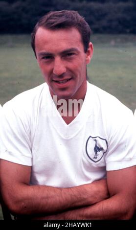 Aktenfoto vom 02-08-1963 von Footballer Jimmy Greaves von Tottenham Hotspur. Ausgabedatum: Donnerstag, 16. Dezember 2020. Stockfoto