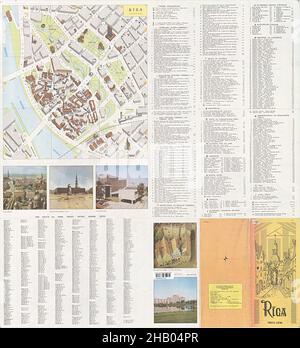 Karte Von Riga, Karte Von Riga, Altstadt Von Riga, Retro-Karte Von Riga, Vintage Riga Plan, Old Riga Print, Vintage Riga Map, Vintage Riga Plan, Old Riga Poster, Riga Stockfoto