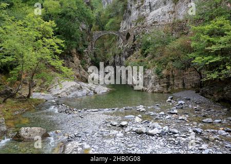 Bain du semite, Vallee de la Bendola, Alpes Martimes, 06, Region sud Stockfoto