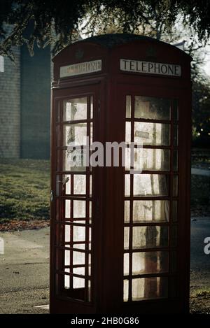 Telefonzelle, London, Großbritannien Stockfoto