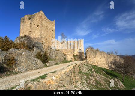 Chateau de Bargeme, Var, 83, Region Sud Stockfoto