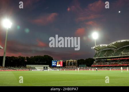 Adelaide, Australien. 16th Dez 2021. Adelaide Oval während des zweiten Testmatches in der Ashes-Serie zwischen Australien und England. Quelle: Peter Mundy/Speed Media/Alamy Live News Stockfoto