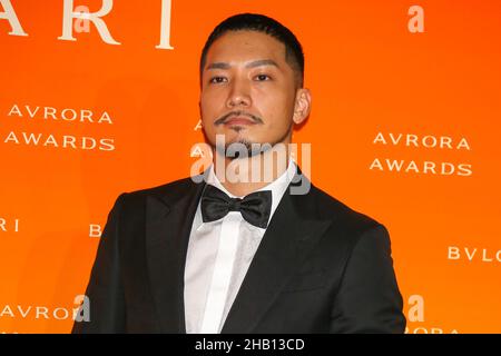 Tokio, Japan. 15th Dez 2021. Es wurde der „BVLGARI AVRORA AWARD 2021“ verliehen. Die japanische Schauspielerin SWAY trat am 15. Dezember 2021 in Tokio, Japan, auf. (Foto von Kazuki Oishi/Sipa USA) Quelle: SIPA USA/Alamy Live News Stockfoto