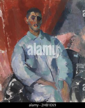 Selbstporträt mit dem schwarzen Augenfleck, Rik Wouters, (1915), Malerei, (1915), Belgische Kunst Stockfoto