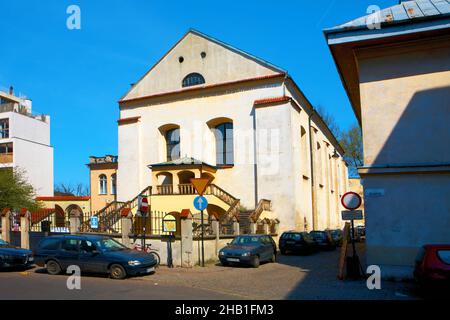 Polen, Krakau, Kazimierz, Jüdische Stadt, Izaaks-Synagoge. Stockfoto