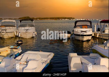 Porto cesario ist ein wichtiger italienischer Ferienort in der Region Apulien in Süditalien Stockfoto