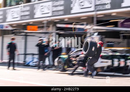 #55, SPIRIT OF RACE, CHE, Ferrari F488 GTE EVO, Duncan Cameron (GBR), Matthew Griffin (IRL), David Perel (ZAF). 2021 European Le Mans Series, Barcelon Stockfoto