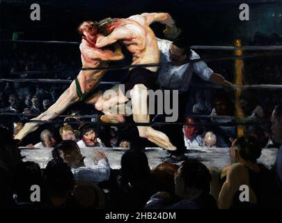 Hirsch bei Sharkey's von George Bellows (1882-1925), Öl auf Leinwand, 1909 Stockfoto