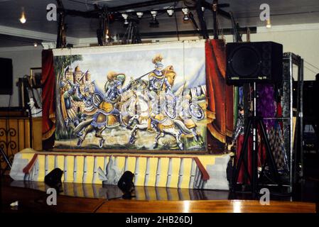 Figli d’Arte Cuticchio, die Oper der Puppe, Marionette Puppentheater, Sicliy, Italien 1999 Stockfoto