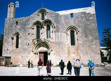 Kreuzritterkirche die Kathedrale unserer Lieben Frau von Tortosa, Tartus, Syrien im Jahr 1998 Stockfoto