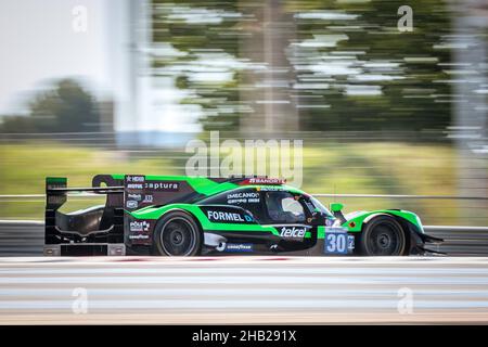 30, DUQUEINE TEAM, FRA, Ereca 07 - Gibson, Tristan Gommendy (FRA), Rene Binder (AUT), MEMO Rojas (MEX) 2021 European Le Mans Series, Le Castellet, Fra Stockfoto