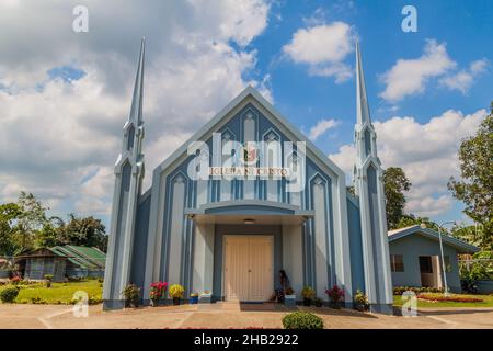 BOHOL ISLAND, PHILIPPINEN - 11. FEBRUAR 2018: Iglesia ni Cristo Church of Christ auf der Insel Bohol. Stockfoto