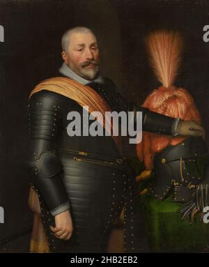 Porträt eines Offiziers, Jan Anthonisz van Ravesteyn, und Werkstatt, 1612 Stockfoto