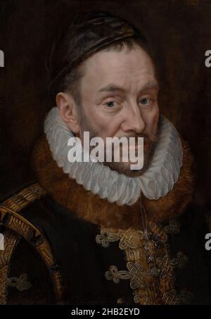 Porträt von Wilhelm I. 1533-1584, Prinz von Oranien, Adriaen Thomasz Key, c. 1579 Stockfoto