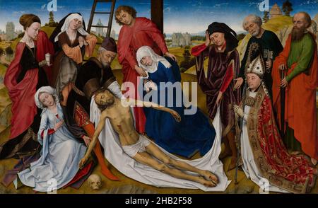 Die Klage Christi, Rogier van der Weyden, und Workshop, c. 1460 - 1464 Stockfoto