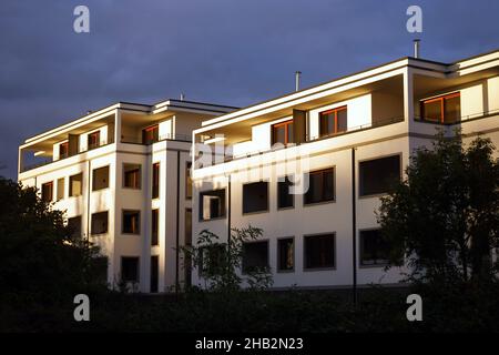 Schöne Aussicht auf das Wohnhaus Stockfoto