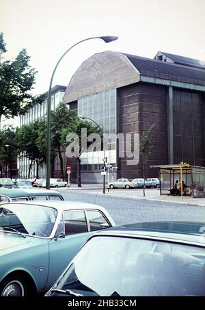 AEG Turbinen-Fabrikgebäude, AEG-Turbinenfabrik, Berlin, Deutschland 1960s Architekt Peter Behrens gebaut 1909 Stockfoto