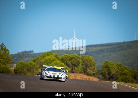 #55, SPIRIT OF RACE, CHE, Ferrari 488 GTE EVO, Duncan Cameron (GBR), Matthew Griffin (IRL), David Perel (ZAF) 2021 European Le Mans Series, Portimao, Stockfoto