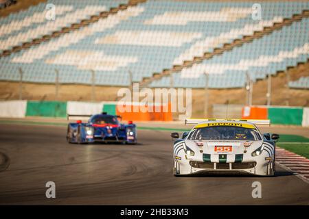 #55, SPIRIT OF RACE, CHE, Ferrari 488 GTE EVO, Duncan Cameron (GBR), Matthew Griffin (IRL), David Perel (ZAF) 2021 European Le Mans Series, Portimao, Stockfoto