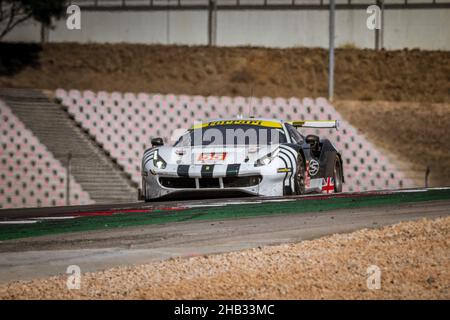 #55, SPIRIT OF RACE, CHE, Ferrari 488 GTE EVO, Duncan Cameron (GBR), Matthew Griffin (IRL), David Perel (ZAF) 2021 European Le Mans Series, Portimao, Stockfoto