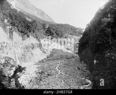 Otira Gorge, Burton Brothers Studio, Fotostudio, Neuseeland, Schwarz-Weiß-Fotografie Stockfoto