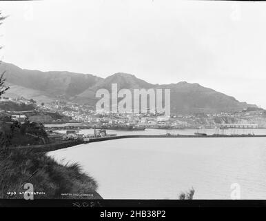 Lyttelton, Burton Brothers Studio, Fotostudio, Dunedin, Gelatine Dry Plate Process Stockfoto