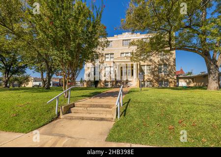 Pittsburg, Texas, USA - 26. September 2021: Das Camp County Courthouse Stockfoto