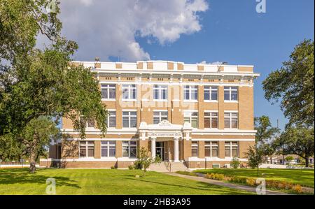 Kingsville, Texas, USA - 18. September 2021: Das Kleberg County Courthouse Stockfoto