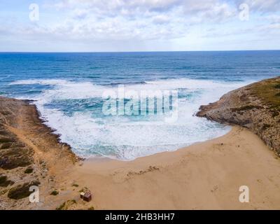 Llevant de Mallorca von Drone. Luftbilder von Mallorca, Spanien Stockfoto