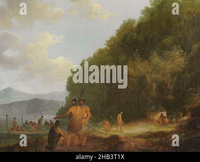 Ship Cove, Queen Charlotte Sound, John Webber, Künstler, um 1788, England Stockfoto