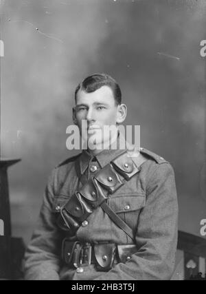 John Owen Clay, Berry & Co, Fotostudio, 1915, Wellington, John Owen Clay, Servicenummer 10133 Stockfoto