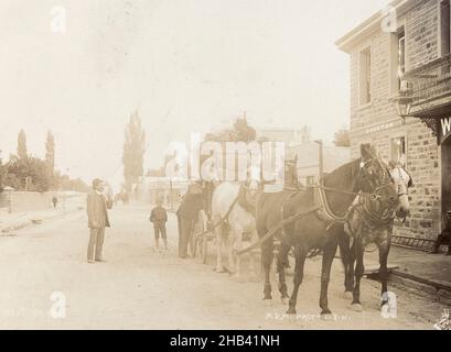 Saint Bathans, Burton Brothers Studio, 1880-1890s, Otago Stockfoto