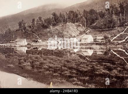 Wakatipu, Burton Brothers Studio, 1870-1880s, Wakatipu, See Stockfoto