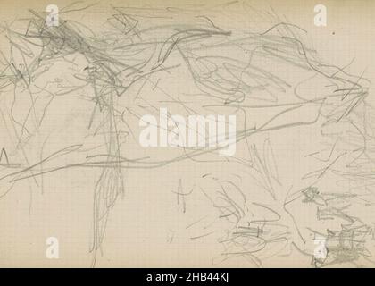 Blatt 11 recto aus einem Skizzenbuch mit 35 Seiten, Studie, Matthijs Maris, 1849 - 1917 Stockfoto