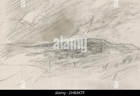 Blatt 33 Recto aus einem Skizzenbuch mit 41 Seiten, Landschaft, Anton Mauve, 1848 - 1888 Stockfoto