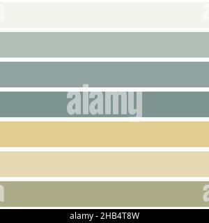 Nahtlos gestreiftes Muster. Weiße Farbmischung mit Grau, Creme, Gelb, Beige und Grün. Hintergrund für Grafik-Design, Stoff, Textil, Mode. Farbtr Stockfoto