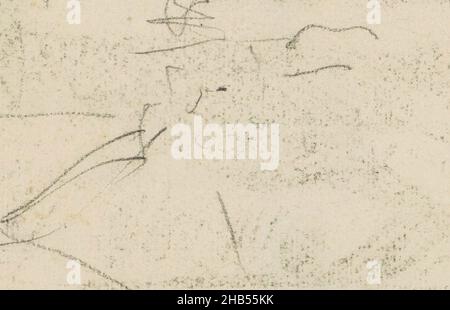 Seite 51 aus einem Skizzenbuch mit 28 Seiten, Studie, Zeichner: George Hendrik Breitner, Amsterdam, 1893 - 1899, George Hendrik Breitner, 1893 - 1899 Stockfoto