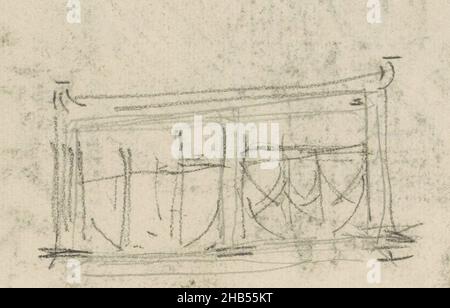 Seite 46 aus einem Skizzenbuch mit 28 Seiten., Studie, Zeichner: George Hendrik Breitner, Amsterdam, 1893 - 1899, George Hendrik Breitner, 1893 - 1899 Stockfoto