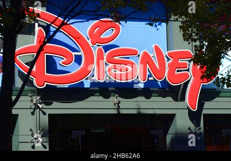 London, England, Großbritannien. Disney Store in der Oxford Street 350-352 Stockfoto