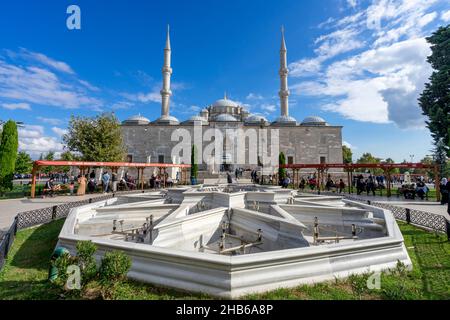 Fatih-Moschee in Istanbul, Türkei. Stockfoto